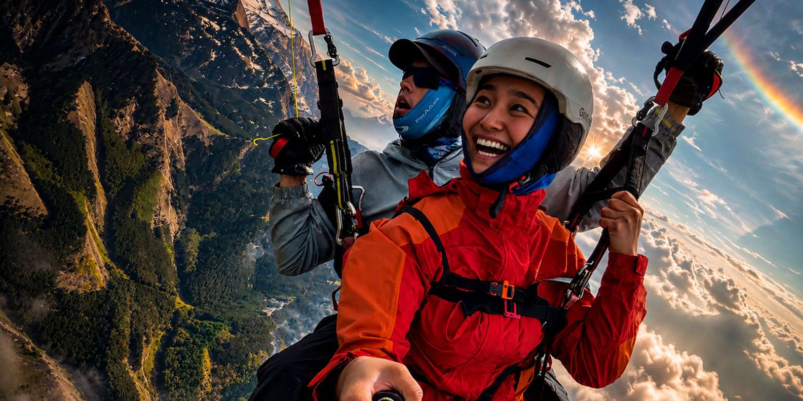 Karakol: Tandem Paragliding Experience with Pilot